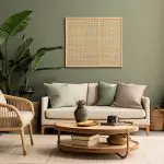 professionally painted living room with expert help in choosing a paint finish